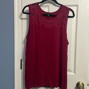 Banana Republic magenta XL top